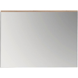 Cassando Wandspiegel, Eiche, Glas, Holzwerkstoff, rechteckig, 120x89x2 cm, Spiegel, Wandspiegel