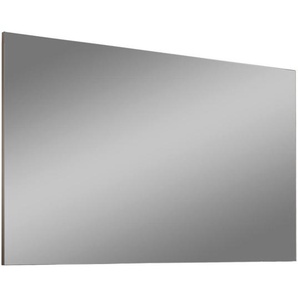 Cassando Wandspiegel, Greige, Glas, rechteckig, 147x88x3 cm, Made in Germany, in verschiedenen Größen erhältlich, waagrecht montierbar, Spiegel, Wandspiegel