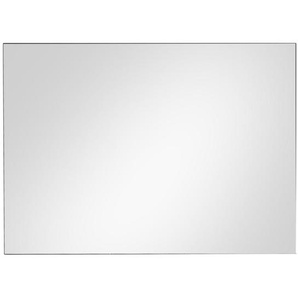 Cassando Wandspiegel , Schwarz , Glas , furniert , rechteckig , 102x72x2 cm , senkrecht und waagrecht montierbar , Garderobe, Garderobenspiegel, Garderobenspiegel