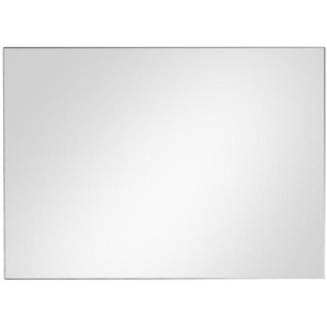 Cassando Wandspiegel , Schwarz , Glas , furniert , rechteckig , 102x72x2 cm , senkrecht und waagrecht montierbar , Garderobe, Garderobenspiegel, Garderobenspiegel