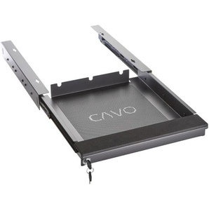 Cavo - Laptop Schreibtischschublade schwarz abschließbar Tischschublade für den Unterbau 380 x 446 x 55 mm
