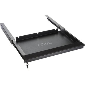 Cavo - Laptop Schreibtischschublade schwarz abschließbar Tischschublade für den Unterbau 580 x 446 x 55 mm