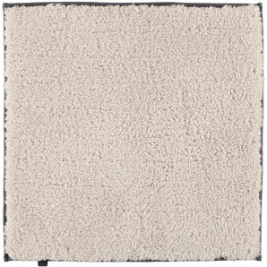 Cawoe Badteppich Frame, Beige, Textil, Uni, rechteckig, 60 cm, Textiles Vertrauen - Oeko-Tex®, Oeko-Tex® Standard 100, für Fußbodenheizung geeignet, Badtextilien, Badematten