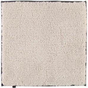 Cawoe Badteppich, Beige, Textil, Uni, rechteckig, 60x60 cm, Textiles Vertrauen - Oeko-Tex®, Oeko-Tex® Standard 100, für Fußbodenheizung geeignet, Badtextilien, Badematten