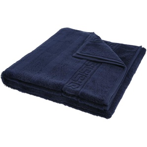 CaWö Duschtuch  1001 ¦ blau ¦ 100% Baumwolle ¦ Maße (cm): B: 80