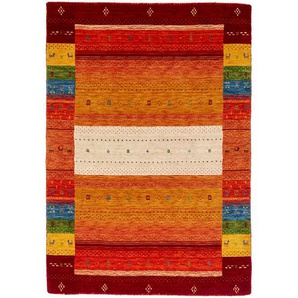 Cazaris Orientteppich, Orange, Rot, Textil, 130x190 cm, Teppiche & Böden, Teppiche, Orientteppiche
