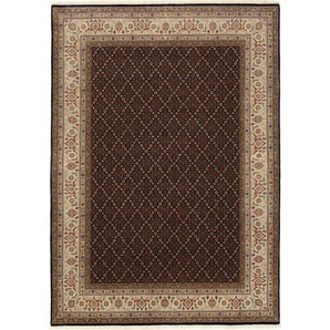 Cazaris Orientteppich, Schwarz, Textil, Ornament, rechteckig, 80x350 cm, für Fußbodenheizung geeignet, pflegeleicht, Teppiche & Böden, Teppiche, Orientteppiche