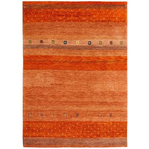 Cazaris Wollteppich, Rot, Terracotta, Textil, rechteckig, 120 cm, Teppiche & Böden, Teppiche, Naturteppiche