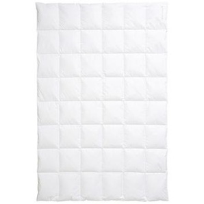 Centa-Star Daunendecke Ambiente, Weiß, Textil, Füllung: Daunen, 135x200 cm, Made in Germany, Oeko-Tex® Standard 100, weich und anschmiegsam, reines