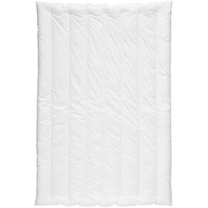 Centa-Star Ganzjahresdecke Vegan Dream, Weiß, Textil, Füllung: Polyester, 135x200 cm, Made in Germany, Oeko-Tex® Standard 100, für Hausstauballergiker geeignet, feuchtigkeitsregulierend, strapazierfähig, weich und anschmiegsam, hygienisch,