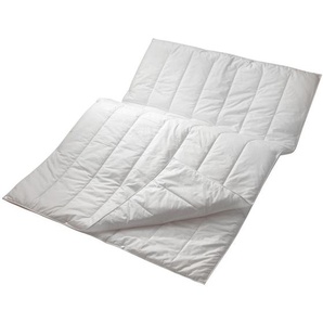 Centa-Star Vierjahreszeitendecke Sport Line, Weiß, Textil, Füllung: Polyester, 135x200 cm, bestehend aus 2 Decken, für Hausstauballergiker geeignet,