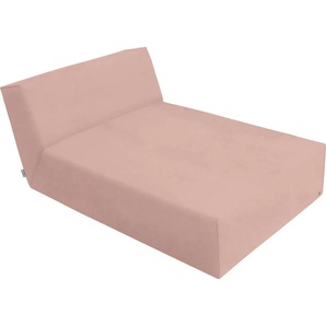 Chaiselongue TOM TAILOR HOME ELEMENTS Sofas Gr. B/H/T: 94 cm x 70 cm x 159 cm, Samtstoff TSV, ohne Bettfunktion, rosa (rosa tsv 27) Sofa-Element Chaiselongues