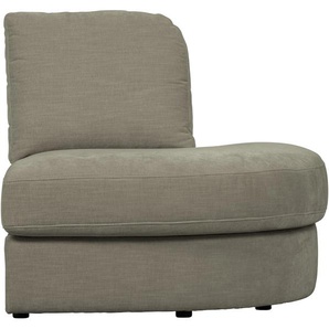 Chaiselongue WOOOD Family 1-Seat Element Sofas Gr. B/H/T: 298 cm x 85 cm x 98 cm, Webstoff, Ottomane rechts, grau (warmes grau) Chaiselongues