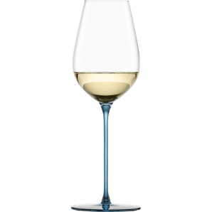 Champagnerglas EISCH INSPIRE SENSISPLUS Trinkgefäße Gr. Ø 7,9 cm x 24,2 cm, 400 ml, 2 tlg., blau Kristallgläser die Veredelung der Stiele erfolgt in Handarbeit, 400 ml, 2-teilig