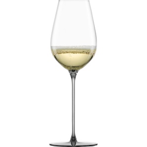 Champagnerglas EISCH INSPIRE SENSISPLUS Trinkgefäße Gr. Ø 7,9 cm x 24,2 cm, 400 ml, 2 tlg., grau Kristallgläser die Veredelung der Stiele erfolgt in Handarbeit, 400 ml, 2-teilig