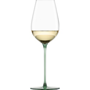 Champagnerglas EISCH INSPIRE SENSISPLUS Trinkgefäße Gr. Ø 7,9 cm x 24,2 cm, 400 ml, 2 tlg., grün Kristallgläser die Veredelung der Stiele erfolgt in Handarbeit, 400 ml, 2-teilig
