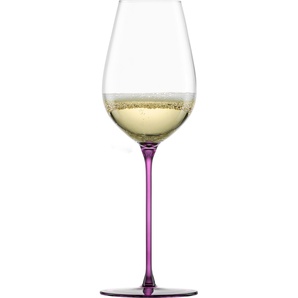 Champagnerglas EISCH INSPIRE SENSISPLUS Trinkgefäße Gr. Ø 7,9 cm x 24,2 cm, 400 ml, 2 tlg., lila (mauve) Kristallgläser die Veredelung der Stiele erfolgt in Handarbeit, 400 ml, 2-teilig