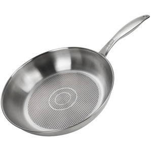 Chefkoch+Fackelmann Bratpfanne München, Silber, Metall, backofengeeignet, Kochen, Pfannen, Bratpfannen