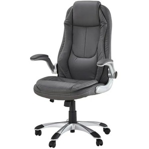 Chefsessel  Barnitz ¦ grau ¦ Maße (cm): B: 73,5 H: 114,5 T: 71.0