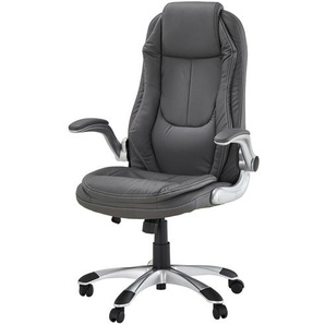 Chefsessel  Barnitz ¦ grau ¦ Maße (cm): B: 73,5 H: 114,5 T: 71