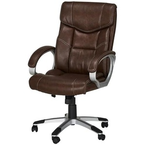 Chefsessel - braun - Materialmix - 71 cm - 108,5 cm - cm 72,0 | Möbel Kraft