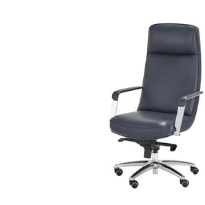 Chefsessel Schilde ¦ blau ¦ Maße (cm): B: 65 H: 121 T: 69.0