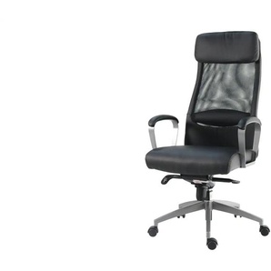 Chefsessel - schwarz - Materialmix - 65,5 cm - 124,5 cm - cm 68,5 | Möbel Kraft