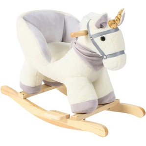 CHIC2000 Schaukeltier Schaukel-Einhorn, beige