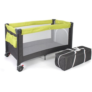 CHIC4BABY Baby-Reisebett Luxus, Lemongreen