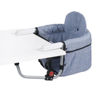 CHIC4BABY Tischsitz Relax, Jeans Blue, platzsparend zusammenfaltbar