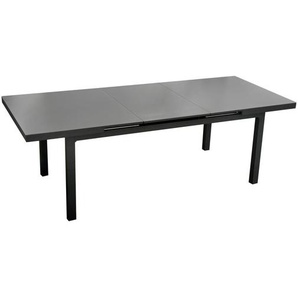 Chicago Gartentisch - ausziehbar, Aluminium, 180-240x100x75cm, Glasplatte - outdoor Esstisch, Terrassen Tisch Bellavista Home&Garden Green Spirit