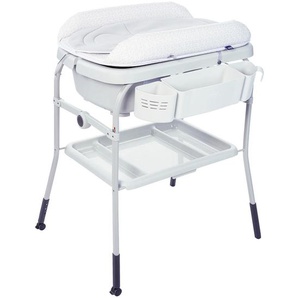 Chicco Bade- Cuddle & Bubble Comfort , Grau , Metall, Kunststoff , 65.5x103x82 cm , Baden & Wickeln, Babywannen