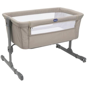 Chicco Beistellbett next2me essential, dune, Bezug teilweise aus recyceltem Material