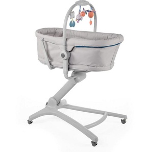 Chicco Kombihochstuhl Baby Hug 4 in 1, Glacial, Stubenwagen, Liegesessel, Hochstuhl und erster Stuhl in Einem!