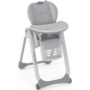 Chicco Polly 2 Start Hochstuhl Kinderhochstuhl Happy Silver