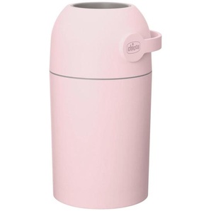 Chicco Windeleimer Odour OFF Inkl. Feuchttücher, Rosa, Kunststoff, 23x48x23 cm, geruchsdicht, Ein-Hand-Bedienung, Pflegen, Wickeln, Windeleimer