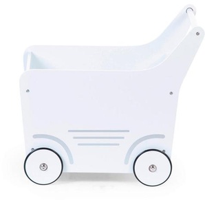 Childhome Lauflernwagen, Weiß, Holzwerkstoff, 49x34x43 cm, Spielzeug, Babyspielzeug, Lauflernhilfen