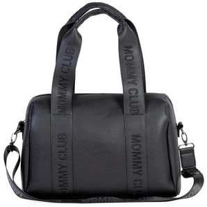Childhome Wickeltasche Mommy Club Vegan Leder Schwarz, Schwarz, Kunststoff, Lederoptik, 38x21x27 cm, Baby on Tour, Kinderwagen, Wickeltaschen & Wickelrucksäcke