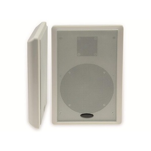 CHILITEC Flach-Lautsprecher 17804, 40 W, weiß, 2 Stück