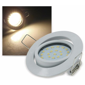 CHILITEC LED-Einbauleuchte Flat-26 EEK F, 4 W, 330 lm, 2700 K, weiß 21843