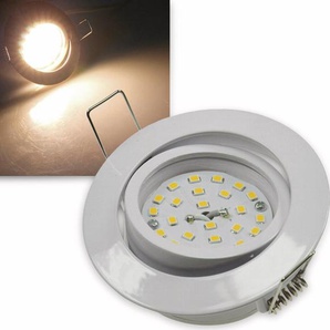 CHILITEC LED-Einbauleuchte Flat-32 EEK F, 5 W, 420 lm, 2900 K, weiß, dimmbar 22092