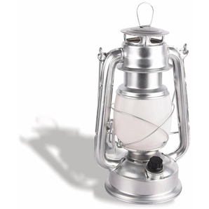 CHILITEC LED-Petroleum-Laterne “CT-CL Silver“, dimmbar, Batteriebetrieb, Silber 22820