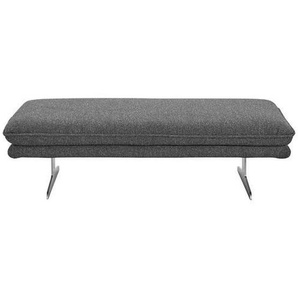 Chilliano Hocker , Anthrazit , Textil , rechteckig , 145x43x71 cm , Goldenes M, DGM , Lederauswahl, Stoffauswahl , Wohnzimmer, Hocker, Sitzhocker