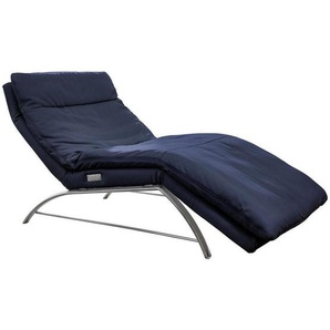 Chilliano Relaxliege , Blau , Leder , Echtleder , Longlife-Leder , 1-Sitzer , 95x91x170 cm , Typenauswahl, Fußauswahl, Lederauswahl, Stoffauswahl, Relaxfunktion, Liegefunktion, Rücken echt , Wohnzimmer, Sessel, Relaxliegen