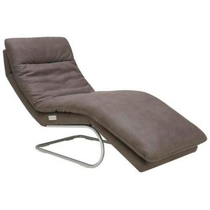 Chilliano Relaxliege , Braun , Textil , 1-Sitzer , 75x91x170 cm , Typenauswahl, Fußauswahl, Lederauswahl, Stoffauswahl , Wohnzimmer, Sessel, Relaxliegen