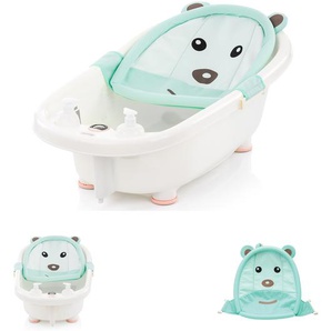 Chipolino Baby Badewannen Netz Bär, Badewanneneinsatz Kunststoff-Clips ab Geburt
