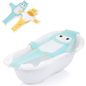 Chipolino Babywannen Netz Tiere, Badewanneneinsatz, Kunststoffbügel, ab Geburt