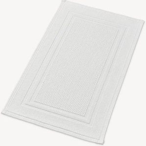Christy Badematte Fina, Höhe 8 mm, fußbodenheizungsgeeignet, Baumwolle, rechteckig, Badematte, Luxusbadematte in Premium Qualität, elegantes Design, 50 x 80, 2er Set