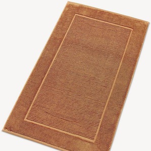 Christy Badematte Supreme, Höhe 7 mm, fußbodenheizungsgeeignet, Baumwolle, rechteckig, Badematte, Premium Badematte in Luxusqualität 1000g/m², 50 x 90, 2er Set