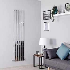 Chrom Vertikal Flacher Design Heikörper